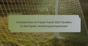 Torhüterinnen im Frauen-Futsal 2025: Paraden, Zu-Null-Spiele, Verteilungskompetenzen